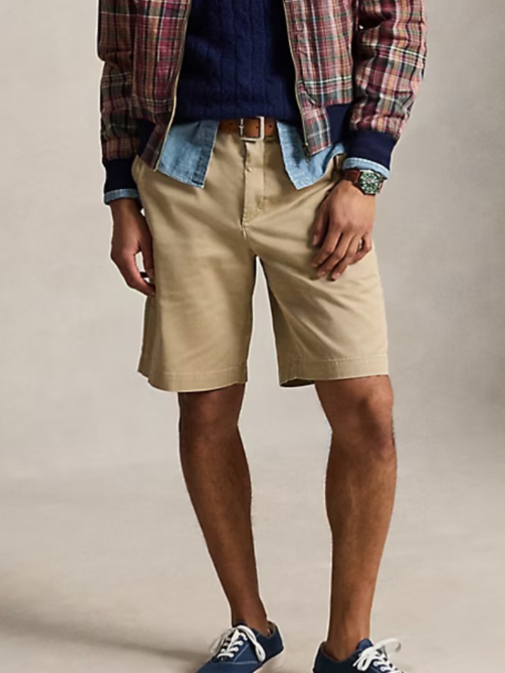 Polo Ralph Lauren Classic Fit Tan Chino Shorts